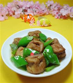尖椒炒油豆腐