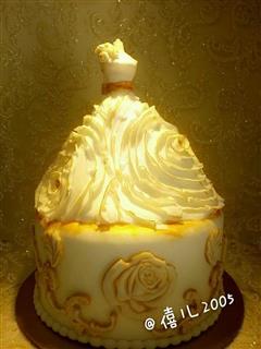 婚礼蛋糕--欧式婚纱