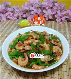 尖椒炒海虾