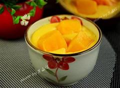 芒果果粒酸奶