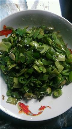 青椒炒扁豆