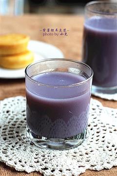 紫薯銀耳豆漿