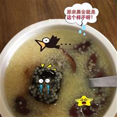 小米红枣黑糖粥