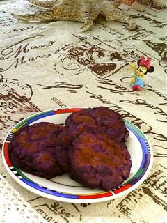 紫地瓜饼