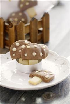 感恩小蘑菇饼干