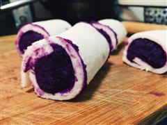 西米紫薯卷