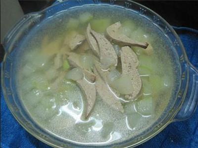 冬瓜猪肝汤