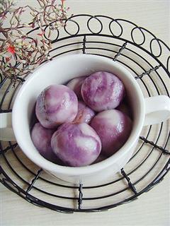 紫薯琉璃汤圆