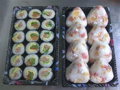 寿司和饭团