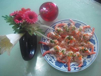 肉香凤尾虾
