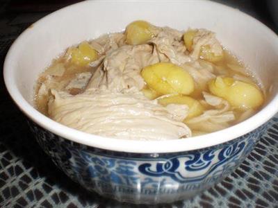 白果腐竹排骨汤