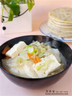 大白菜炖豆腐的热量