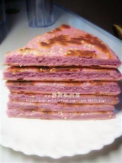 紫薯发面饼的热量