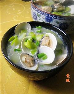 黄瓜豆瓣蛤蜊汤的热量