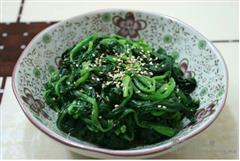 韩国拌菠菜