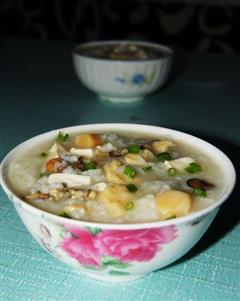 豆腐海鲜粥