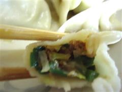猪肉白菜韭菜水饺