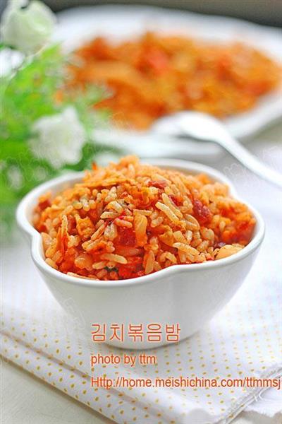韩式辣白菜炒饭