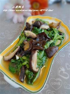 香菇木耳炒青菜