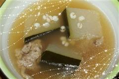 干贝冬瓜薏米扇骨汤