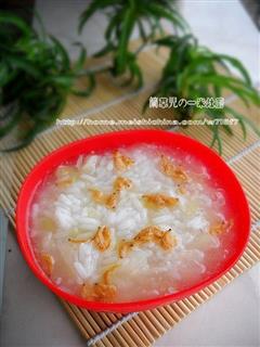 虾米卷心菜粥