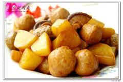 土豆炖肉丸