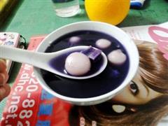 紫薯丸子糖水