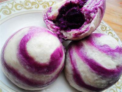 紫薯馒头包