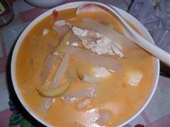 虾仁豆腐萝卜汤