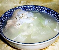 冬瓜薏米排骨汤的热量