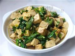 油麦菜炖豆腐