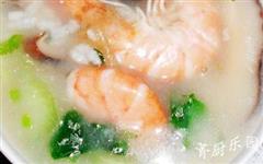 砂锅鲜虾粥