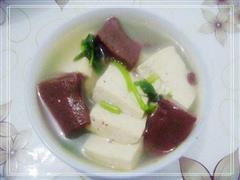 羊血豆腐汤