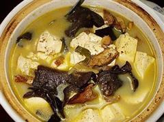 河蚌豆腐汤的热量