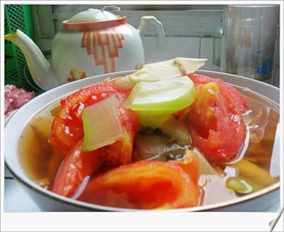 葫芦番茄汤