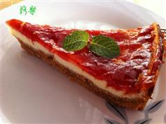 草莓酱芝士蛋糕