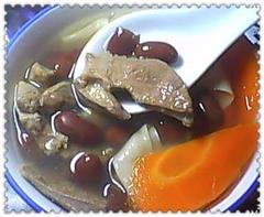 红豆猪肝汤