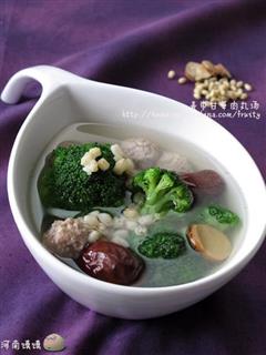 麦枣甘草肉丸汤