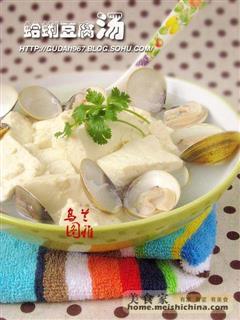 蛤蜊豆腐汤的热量