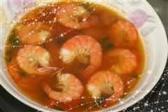 蕃茄鲜虾汤