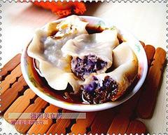 紫甘蓝菜肉水饺