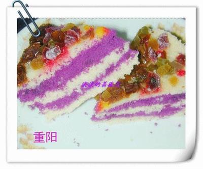 紫薯双层香糕