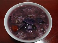 糯米紫薯红豆粥