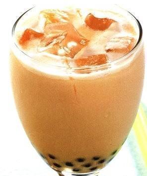 木瓜珍珠冰奶茶