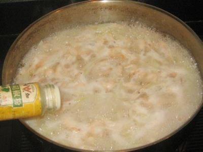 土豆丝白虾汤