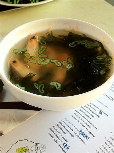 鲜虾紫菜汤