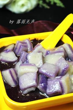 紫薯夹心芋圆