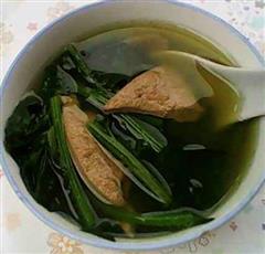 菠菜豬肝湯