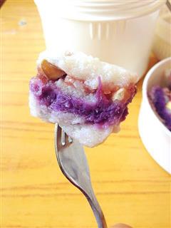 紫薯豆沙凉糕