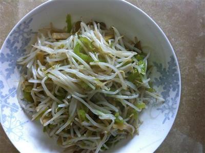青椒豆芽菜